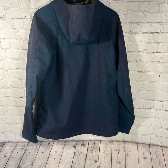 REI McCone Soft-Shell Jacket Men's Size M Medium Water Repellent Green Purple - Picture 7 of 13